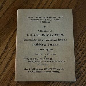 Vintage Tourist Information Directory